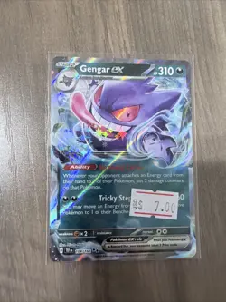 Gengar ex Double Rare Pokemon TCG Temporal Forces NM 104/162 - Image 1