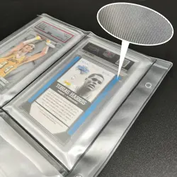 Graded Card Slab Binder Pages for Storage & Display, Compatible with 40 Clear - Image 4
