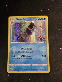 Gyarados 022/078 Holo Rare Pokemon GO Pokemon Holo NM - Image 1