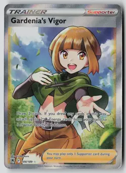 Gardenia's Vigor 184/189 Ultra Rare Astral Radiance Pokemon DMG - Image 1