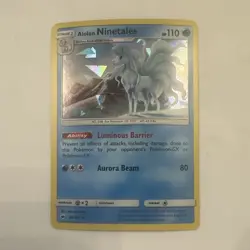 Pokemon Alolan Ninetales Cracked Ice Holo Deck Exclusives Stage 1 028/147 - Image 1
