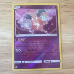 The Pokemon Company Pokemon TCG Mr. Mime 66/181 SM-Team Up Reverse Holo Rare - Image 1