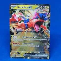 Koraidon Ex Double Rare 120/162 Temporal Forces Pokemon Card 2024 Tcg Ccg - Image 1