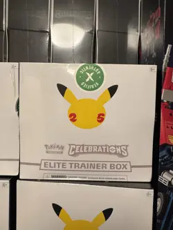 Pokemon Celebrations Elite Trainer Box ETB 25th Anniversary Sealed READ Descript - Image 1