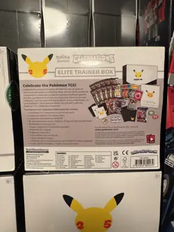 Pokemon Celebrations Elite Trainer Box ETB 25th Anniversary Sealed READ Descript - Image 2
