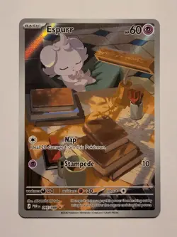 Espurr 095/088 Illustration Rare Pokemon Perfect Order - Image 1