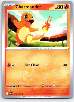 Charmander 020/217 Common Ascended Heroes Pokemon Near Mint - Image 1