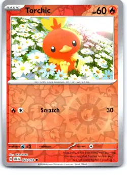 Torchic 022/159 Common Journey Together Pokemon Reverse Holo Near Mint - Image 1