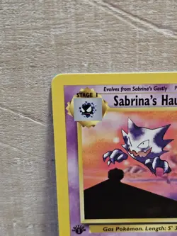 Sabrina's Haunter 55/132 Gym Challenge 1st Edition Non-Holo Pokemon Card TCG - Image 3