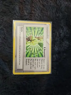 Pokemon Trading Figure Card X Accuracy Trainer 7/8 - Image 1