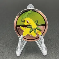 Bayleef Pokemon Paper Ginpika Medal Card Nintendo Japanese Rare TCG S206-58 - Image 1