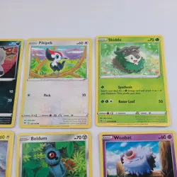 2020 Pokemon Card Lot Of 12 Series 185 - Image 3