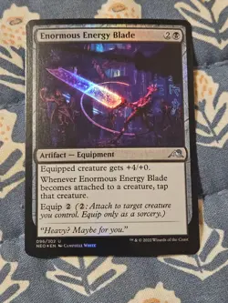 Enormous Energy Blade FOIL NEO MTG 96/302 MTG Magic - Image 2