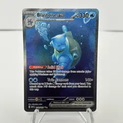 Pokemon TCG Blastoise ex Sv: Scarlet & Violet 151 SIR Holo 200/165 LP - Image 1