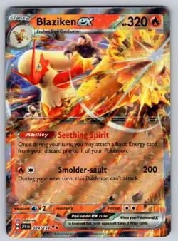 Blaziken ex 024/159 Double Rare Journey Together Pokemon Holo Near Mint - Image 1