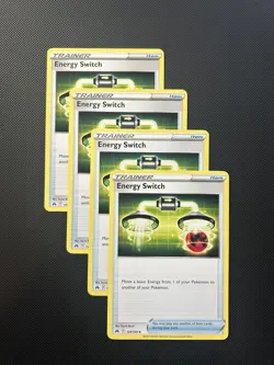 Pokemon TCG x 4 Energy Switch 129/159 Crown Zenith PLAYSET - Image 1