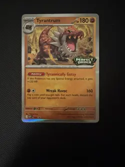 Pokemon TCG - Tyrantrum MEP 066 Perfect Order Stamped Promo Holo - Image 1
