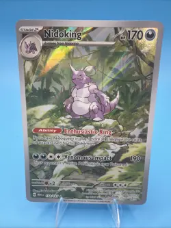 Nidoking Illustration Rare 174/165 SV Pokemon 151 2023 English-NM Card - Image 1