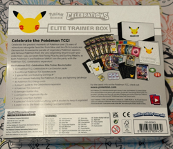 Pokemon Celebrations 25th Anniversary Elite Trainer Box Sealed + Free extra pack - Image 2