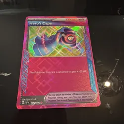 Hero's Cape 152/162 ACE SPEC Rare Temporal Forces Pokemon Card - Image 1