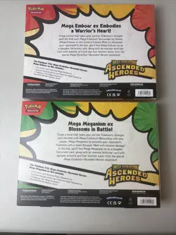Pokemon TCG Mega Evolution Ascended Heroes 2 Box Lot Meganium/Emboar BOX DAMAGE - Image 5