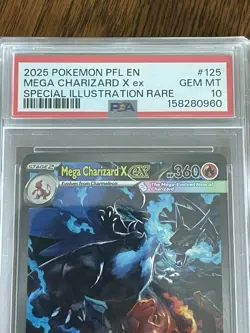 Pokemon Mega Charizard X ex Phantasmal Flames SIR #125 PSA 10 Gem Mint - Image 3