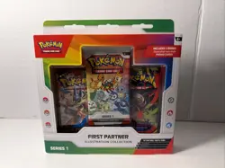 Pokemon TCG : FIRST PARTNER ILLUSRATION COLLECTION BOX - NEW & SEALED - Image 1
