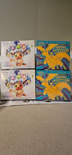 New* Pokemon TCG: Ascended Heroes ETB & Prismatic Evolutions ETB (SEALED) - Image 1
