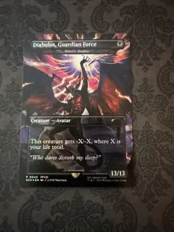 G2U Diabolos Guardian Force Foil Mythic Rare FFVIII Collab MTG FFX - Image 1