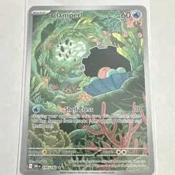 The Pokemon Company Clamperl 195/182 Sv10 Destined Rivals IR Holo EN 60HP - Image 1