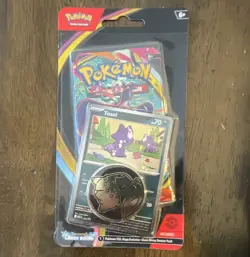 Pokemon TCG Mega Evolution-Chaos Rising Booster Pack + Toxel Promo & Coin 1 Pack - Image 1