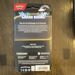 Pokemon TCG Mega Evolution-Chaos Rising Booster Pack + Toxel Promo & Coin 1 Pack - Image 2