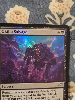 Okiba Salvage FOIL (118/606) Kamigawa Neon Dynasty MTG Magic the Gathering - Image 3