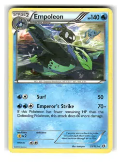 Empoleon 35/113 Rare Legendary Treasures Pokemon Lightly Played - Image 1