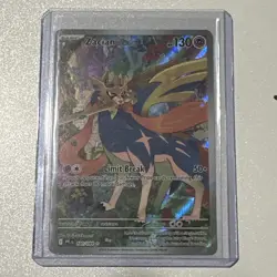 Zacian 100/094 Pokemon TCG Illustration Rare ME02: Phantasmal Flames Near Mint - Image 1