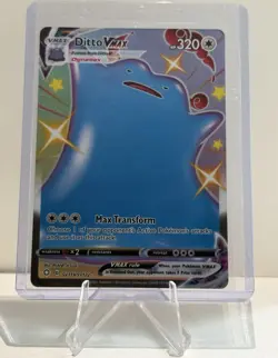 Pokemon Ditto VMAX SV119/SV122 Shining Fates Full Art Holo English 2021 - Image 1