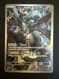 Pokemon TCG N’s Zekrom #031 Black Star Promo Full Art Ascended Heroes Promo - Image 1