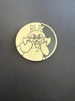 Greedent Coin - Pokemon TCG Journey Together Blister Promo Coin - Image 1