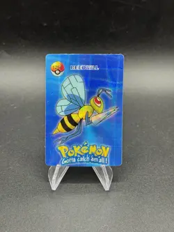 Beedrill Holo Vintage Pokemon Gotta Catch Em All Vending Prism Sticker 1256 - Image 1
