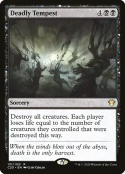 MTG - Deadly Tempest - Commander 2020 - X1 - (NM) - - Image 1