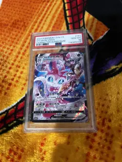 2024 POKEMON SIMPLIFIED CHINESE CHARACTER SUPER RARE #161 SYLVEON VMAX PSA 10 - Image 1