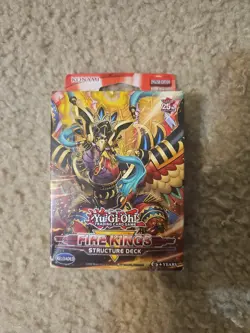 YUGIOH 1ST ED FIRE KINGS STRUCTURE DECK FACTORY SEALED NEW - Image 1