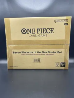 One Piece TCG: Bandai Seven Warlords of the Sea Binder Set (English) - SEALED! - Image 1