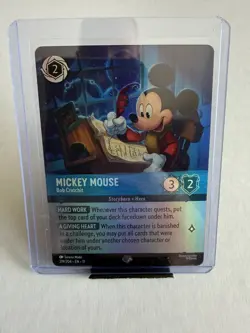 Lorcana Mickey Mouse-Bob Cratchit Storyborn Hero 219/204 Foil - Image 1