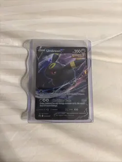 Pokemon TCG Umbreon v SWSH203 PR SWSH Ultra Rare Holo Card in NM Condition - Image 1