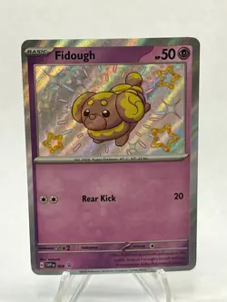 Pokemon - Fidough - SVP069 - SV Paldean Fates - Black Star Promo - Shiny Card - Image 3