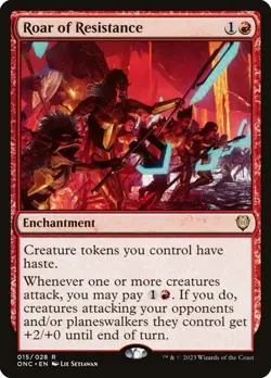 MTG - Roar of Resistance - ONE Commander - Magic the Gathering - Image 1
