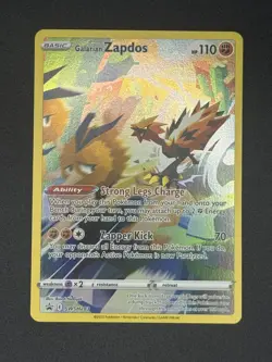Pokemon Galarian Zapdos TCG SWSH283 Holo Promo Card NM Condition - Image 1