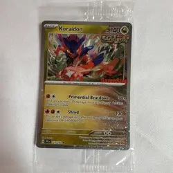 Pokemon Koraidon GameStop Promo Stamped Reverse Holo Card 119/162 EN 2024 - Image 1