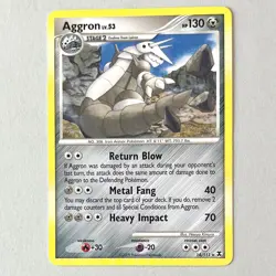 Aggron 14/111 Pokemon Card TCG Rising Rivals 130 HP Rare 2009 LP - Image 1